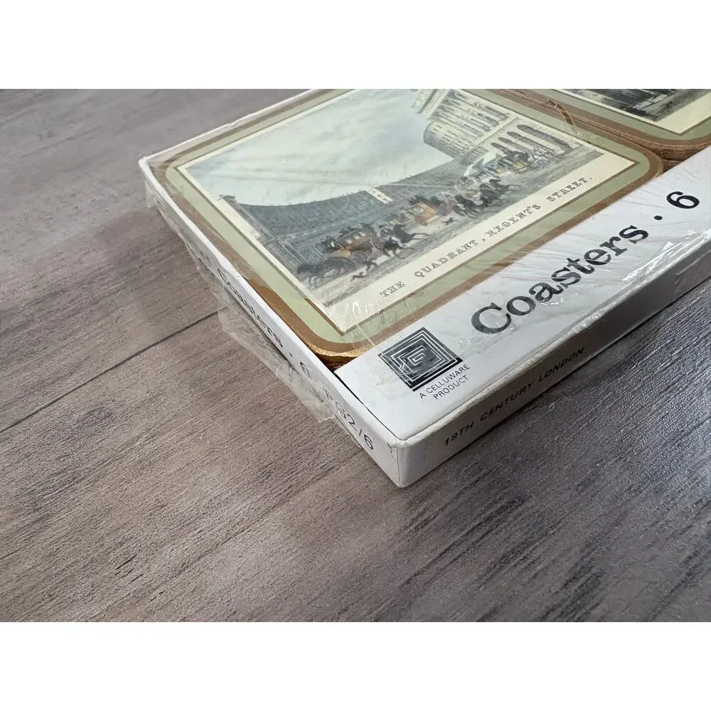Pimpernel 19th Century London Coasters- Set 6- New in Box- See‎ Description